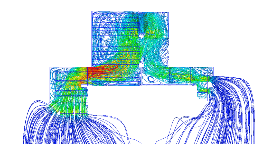 Etude CFD de perte de charge dans un plenum2