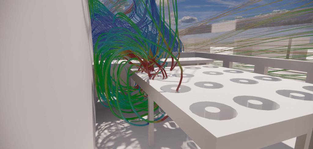 Modélisation CFD des recirculations de DRY de toiture - refroidisseur - Groupe Electrogène - Data Center