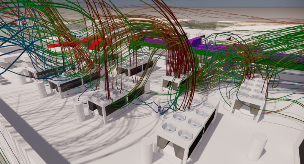 Système CFD - Data Center toiture