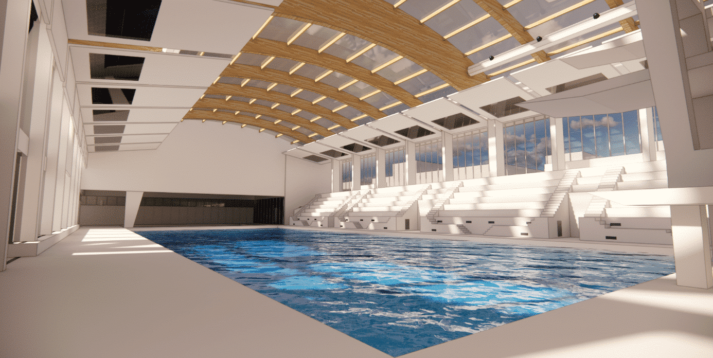 Piscine - modélisation - 3D