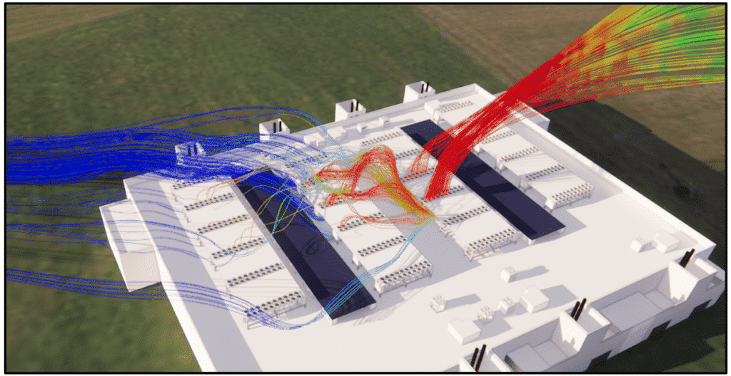 Effet de boucle data center - augmentation des températures