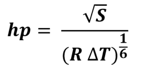 Formule pour le dimensionnement de cheminée